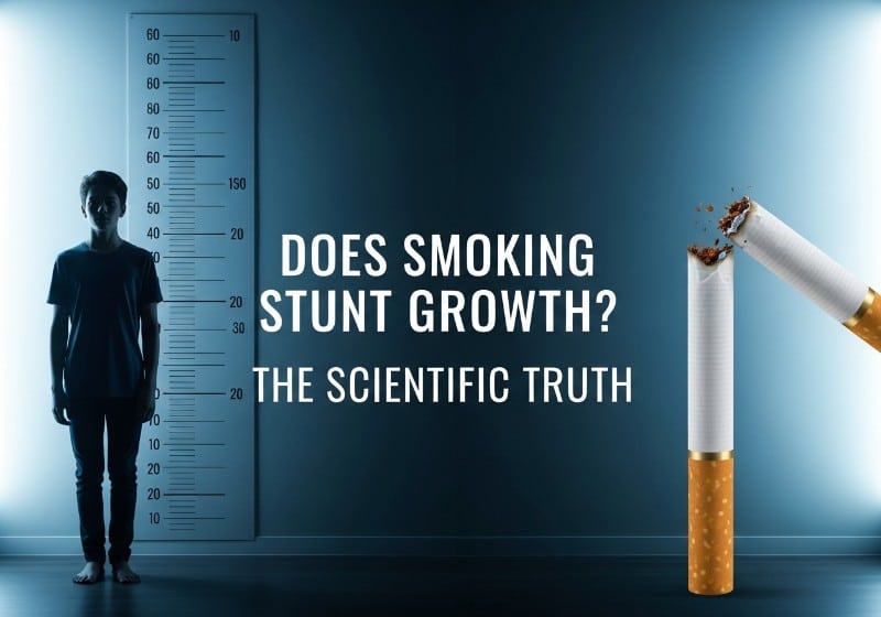 Does smoking stunt your growth?