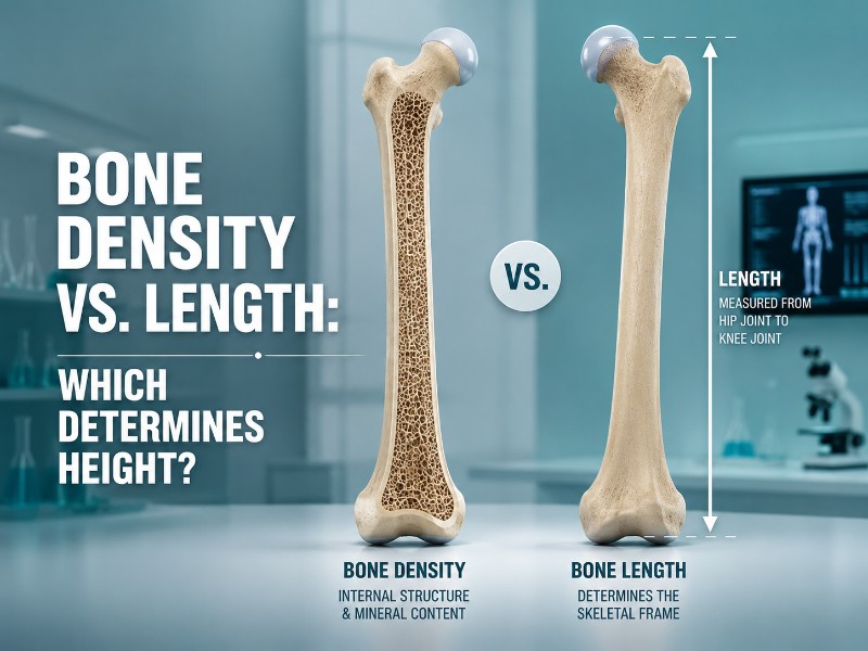 Bone Density vs Bone Length: What Determines Height?