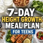 Height Growth Meal Plan for Teens (7-Day)