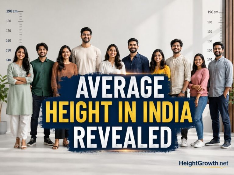 Revealed the Average Height of Indian People